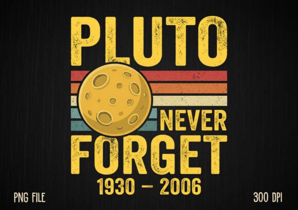 Download Pluto Never Forget 1930–2006 Retro Shirt - 1930 Collection