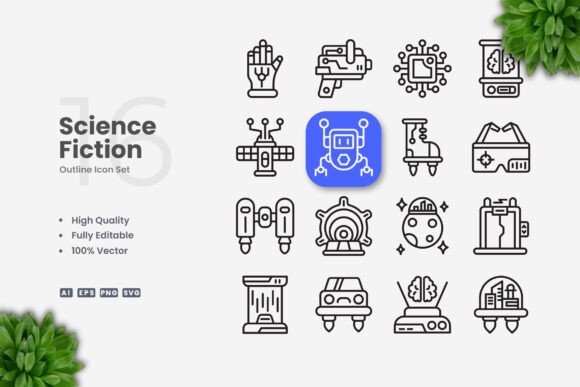 Download Science Fiction Icons - Science fiction Collection
