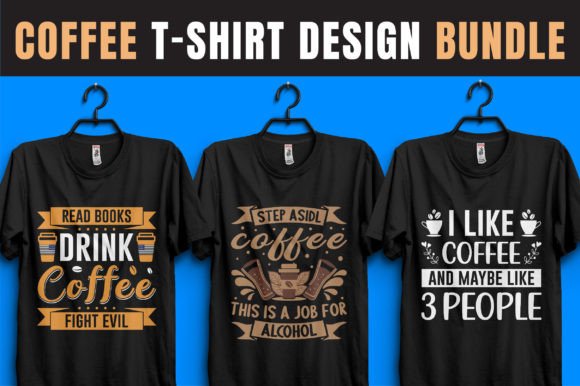 Download Coffee Vector Graphic T-Shirt Design - Coffee Collection