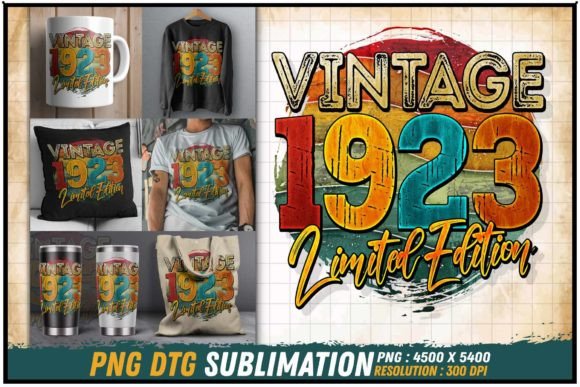 Download Vintage 1923 Limited Edition Retro Round - 1923 Collection