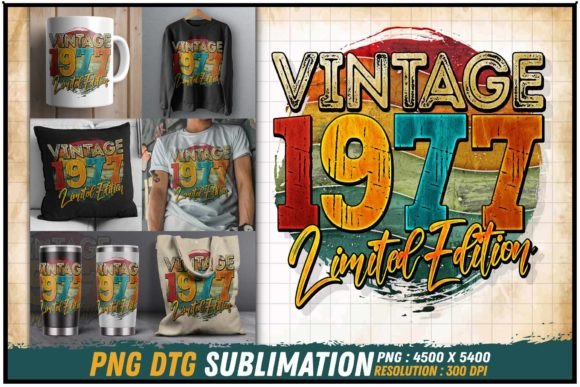 Download Vintage 1977 Limited Edition Retro Round - 1977 Collection