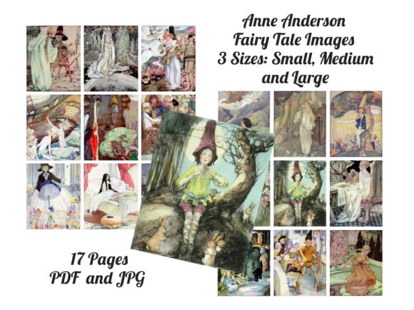 Download Anne Anderson Vintage Fairy Tale Images - Premium Bundle